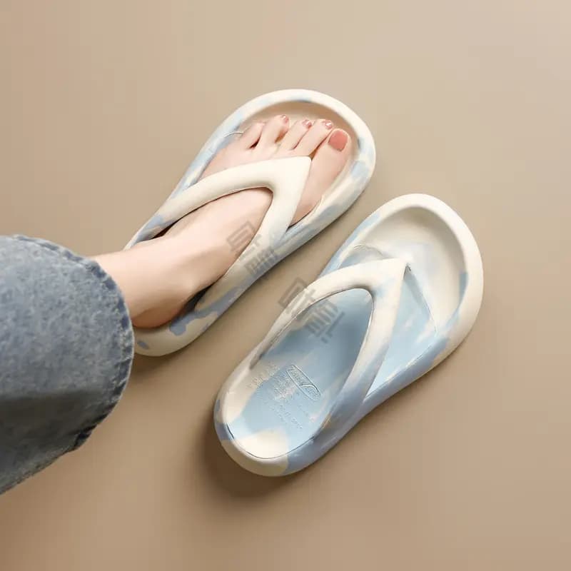 AGSDON Comfort Simple Versatile Flip-Flops Women's 5