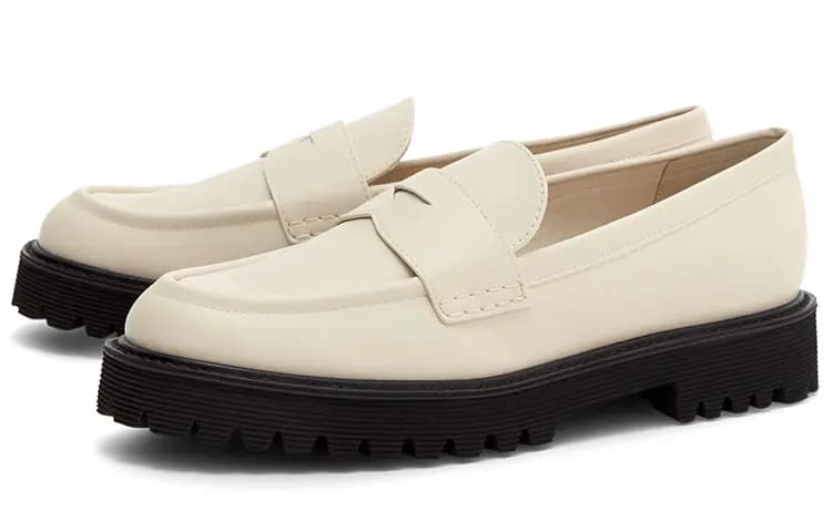 CHARLES&KEITH Mary Jane Ayaqqabısı Qadın Ağ 3