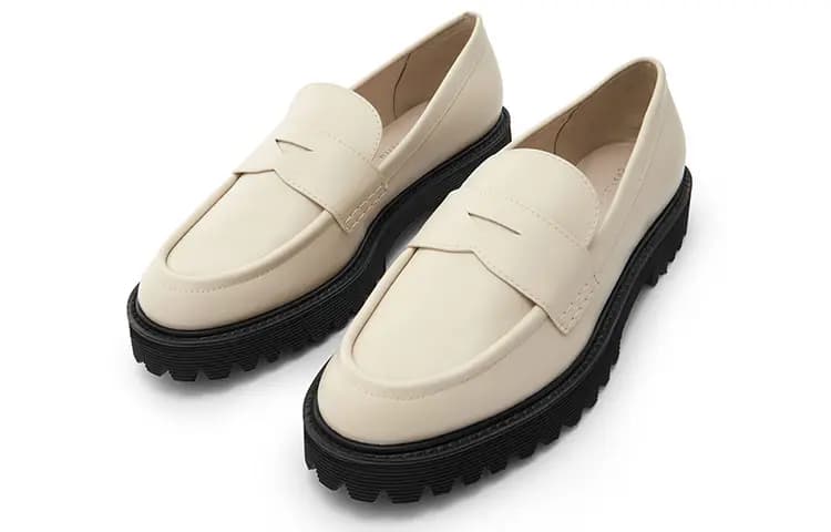 CHARLES&KEITH Mary Jane Ayaqqabısı Qadın Ağ 5