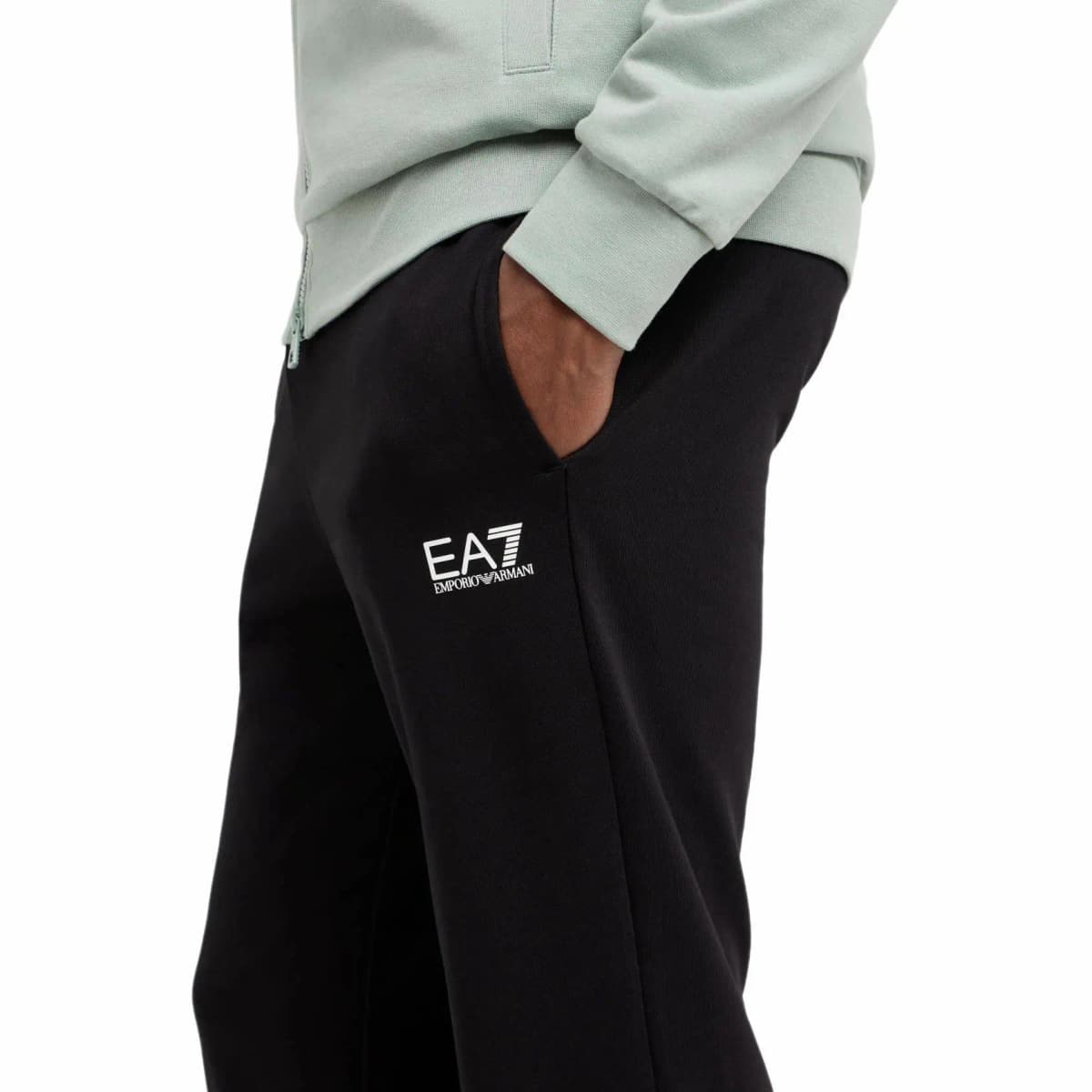 EMPORIO ARMANI EA7 Kişi Pambıq İdman Kostyumu Yaşıl 5