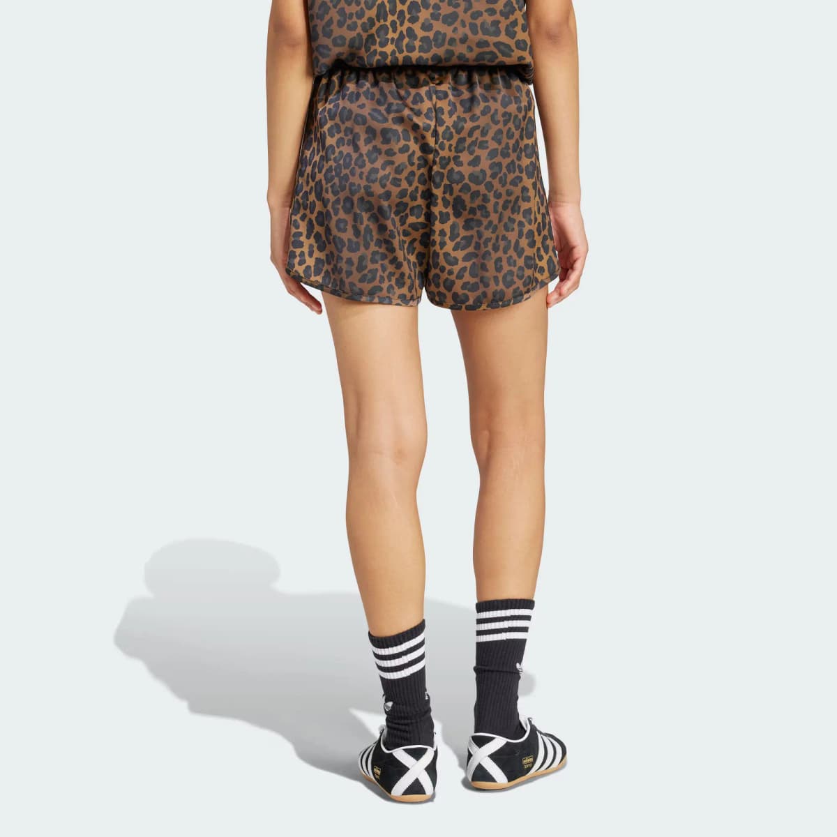 Adidas Women's Satin Shorts Multicolor/Bronze Strata 3