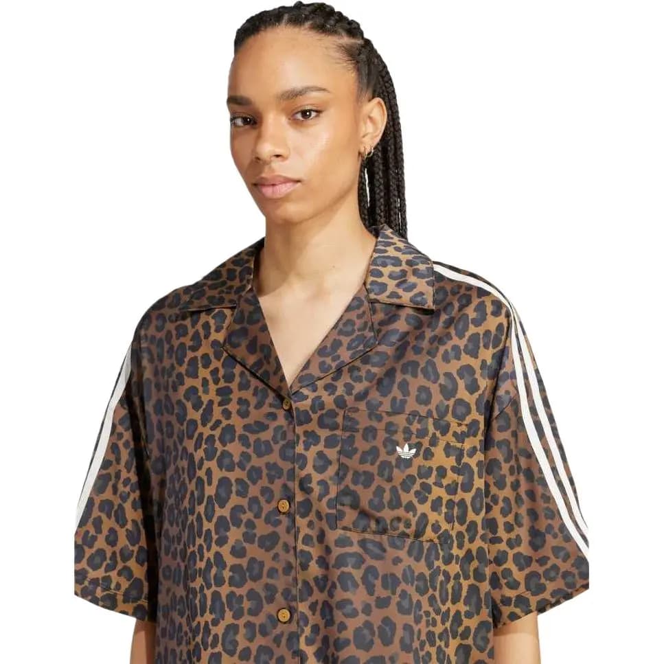 adidas originals Qadın Qısaqol Köynək Bürünc 4