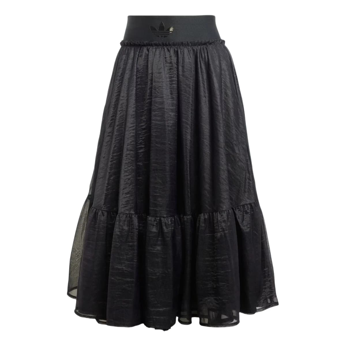 adidas originals Tulle Waistband Maxi Skirt Qadın Uzun Ətək Qara