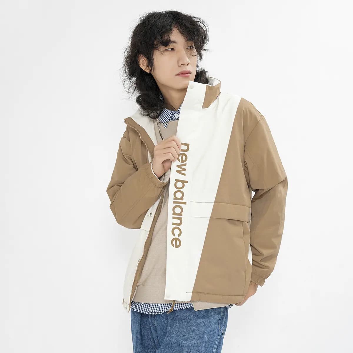 New Balance IU Unisex Məxmər Pencək Xaki 7