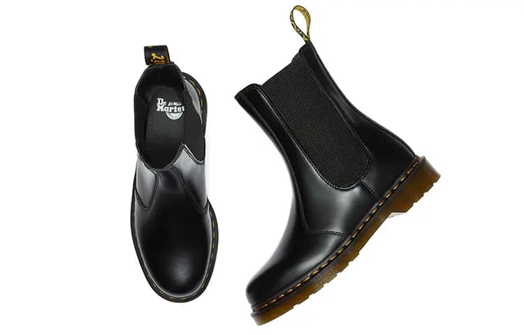 Dr.Martens 2976 Hi Chelsea Qadın Çəkməsi Qara 4