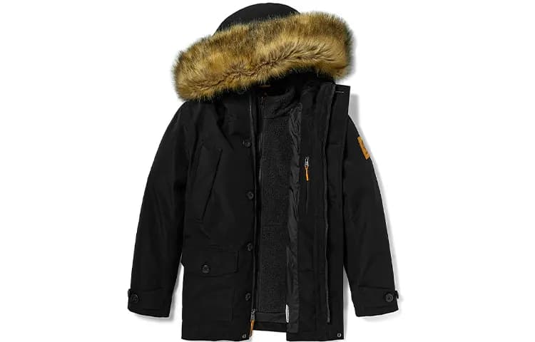 Timberland Parka Coats Men Black 6