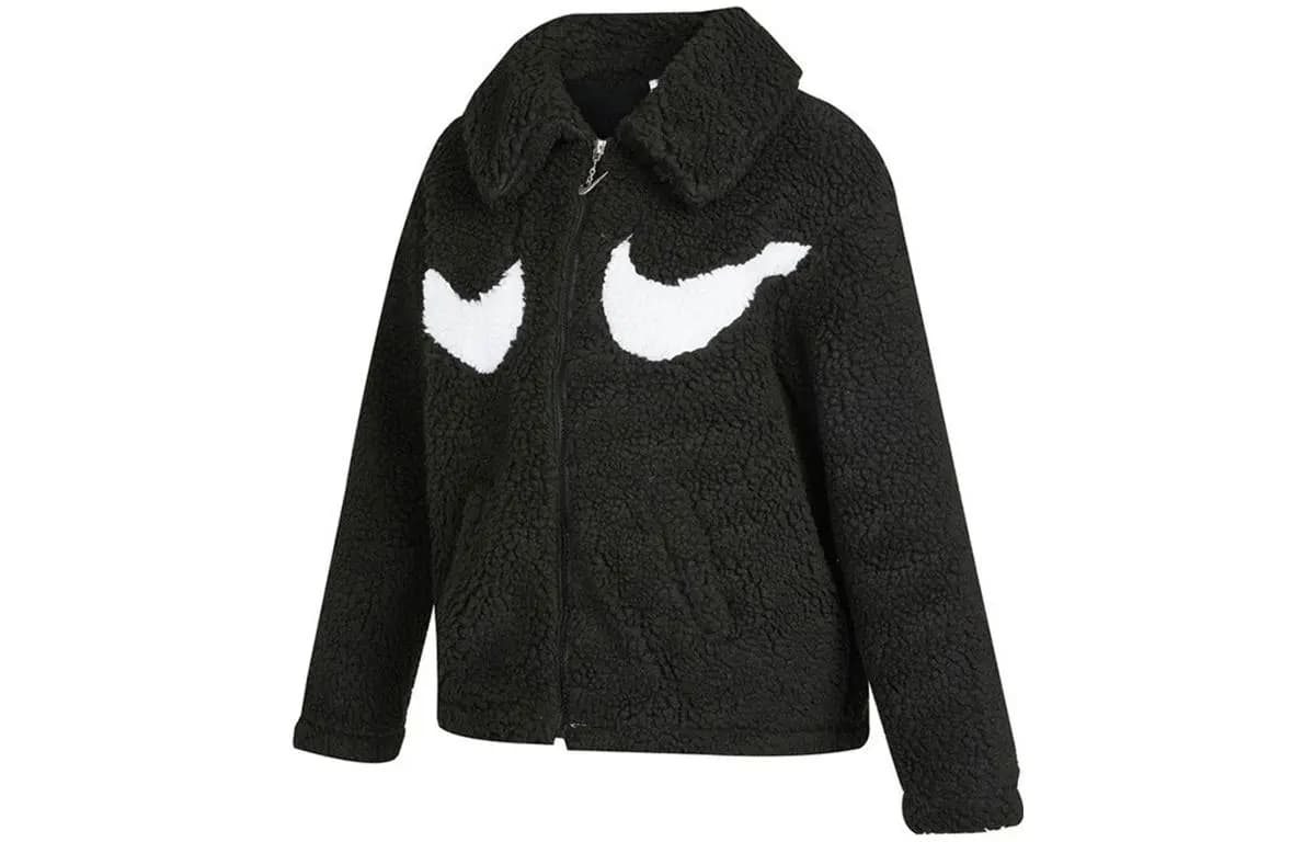 Nike Swoosh Women'ss Full Zip Jacket Asia Sizing Black/White