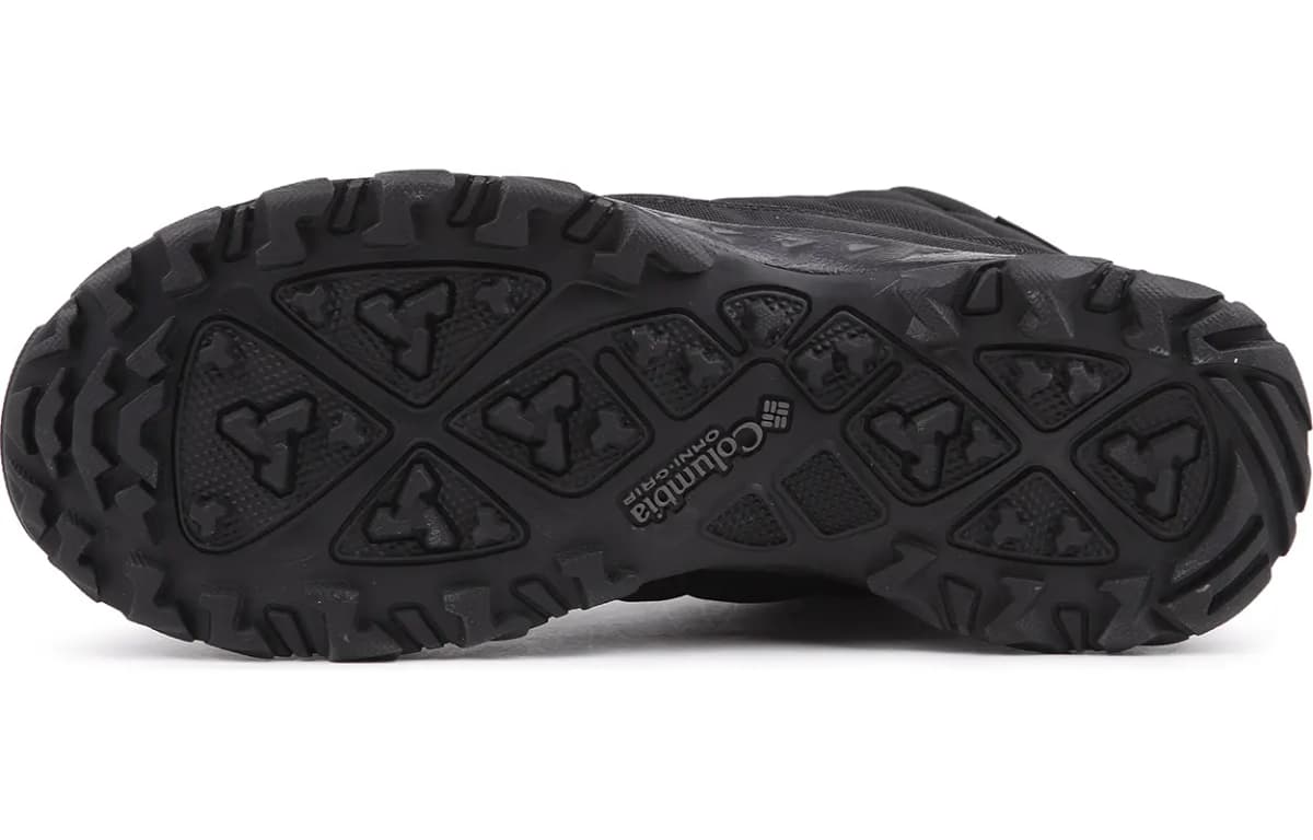 Columbia Cushioned Slip-Resistant Water-Resistant Warm High-Top Trekking Shoes Men's Black 5