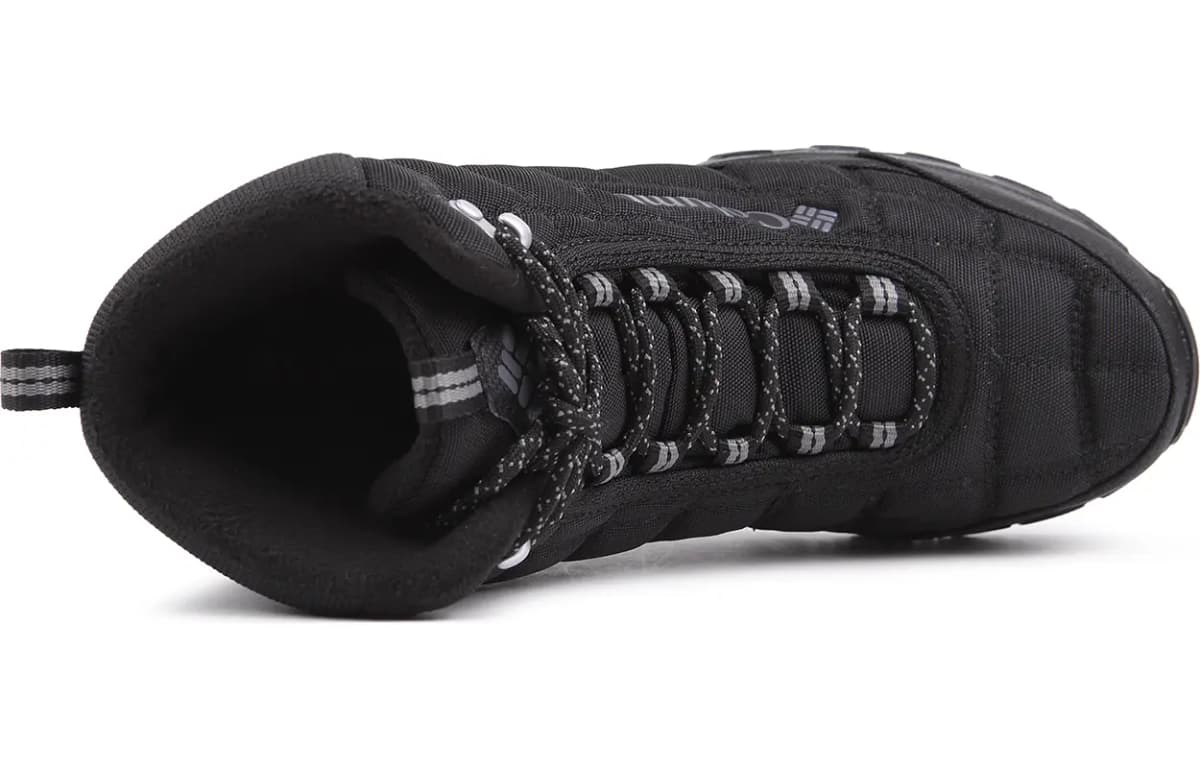 Columbia Cushioned Slip-Resistant Water-Resistant Warm High-Top Trekking Shoes Men's Black 4