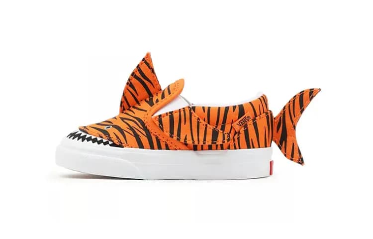 Vans Slip-On V Uşaq Ayaqqabısı Tiger Shark