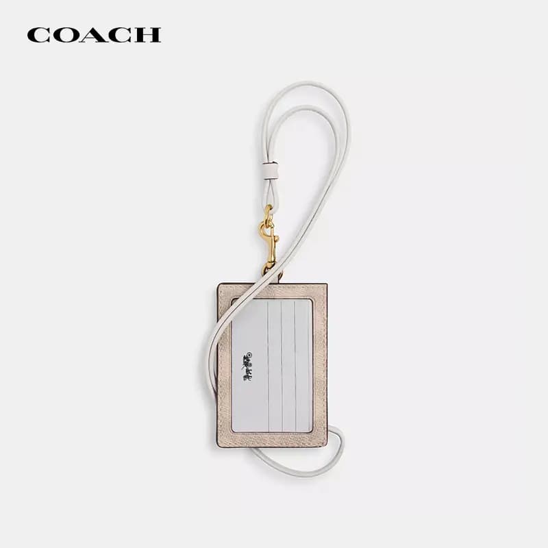 COACH Qadın Kartqabı Bej/Ağ 3