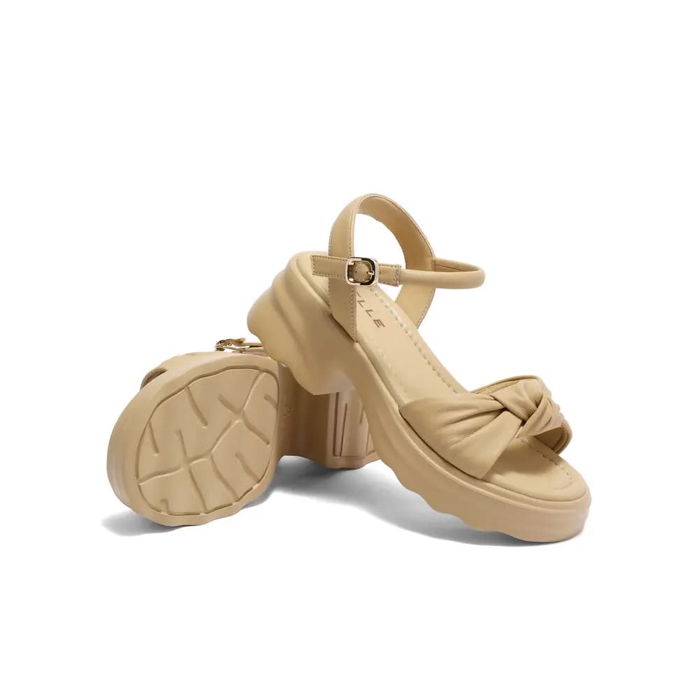 BELLE Sheep Leather Slide Sandal Qadın 10