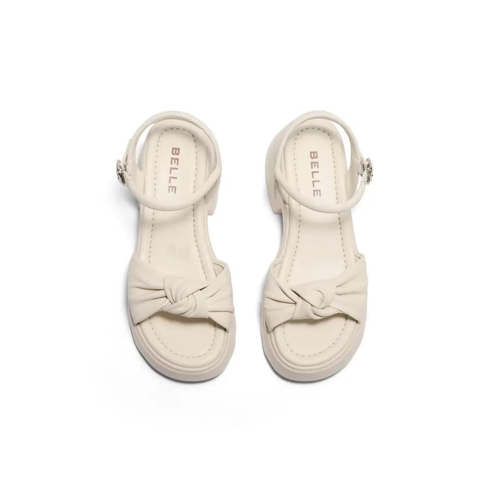 BELLE Sheep Leather Slide Sandal Qadın 3