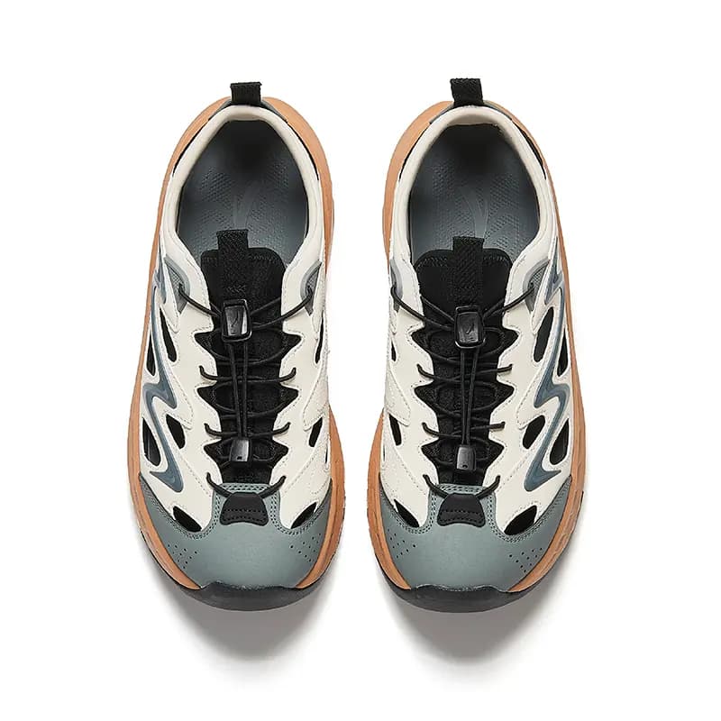 Anta Tan Ye Classic Versatile Sandals Wear-Resistant Lightweight Breathable Non-Slip Water Shoes Men's White Green Black 3