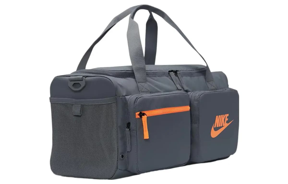 Nike İdman və Səyahət Çantası Unisex Boz/Narıncı 2