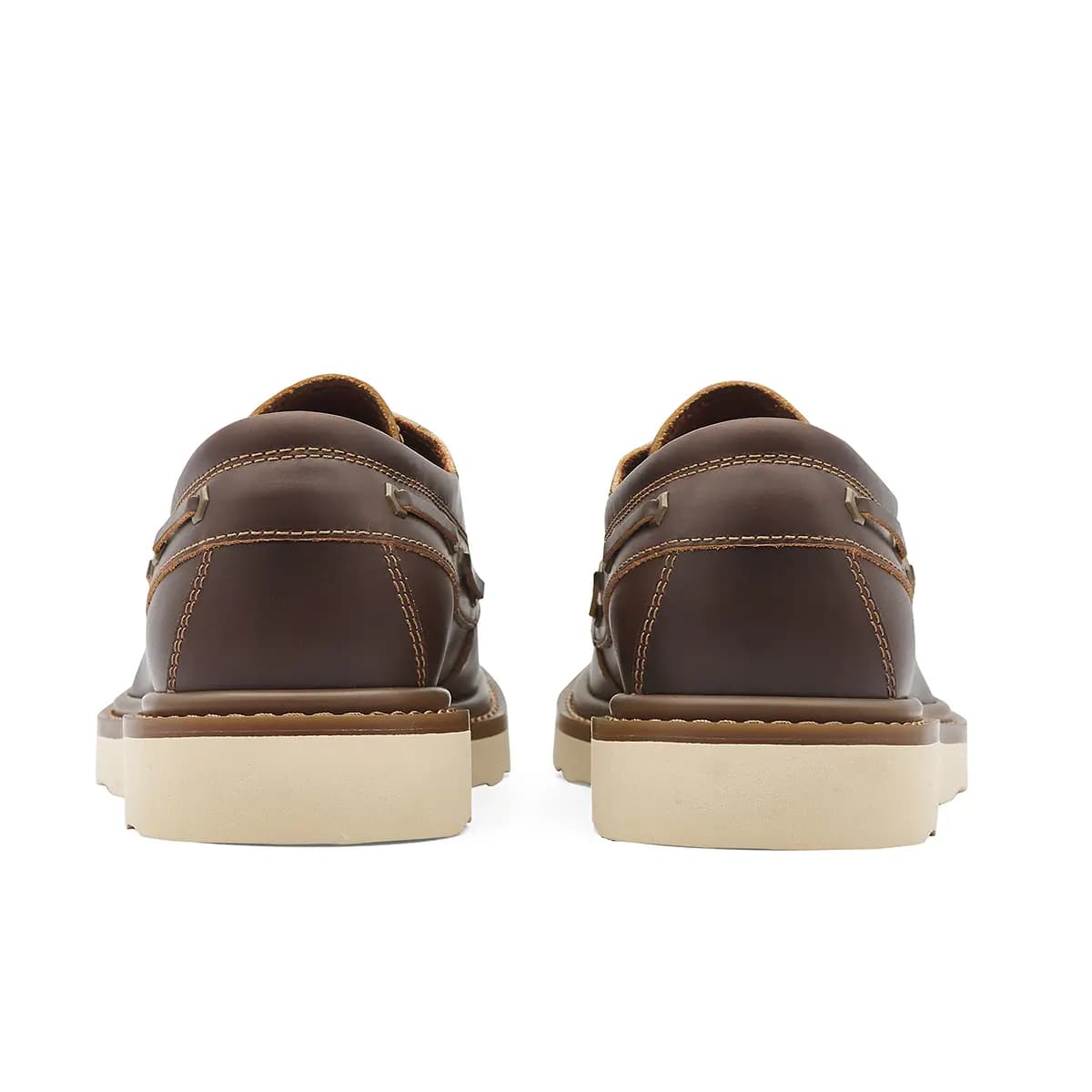 CAT Retro Boat Shoes Men's Dark Brown 4