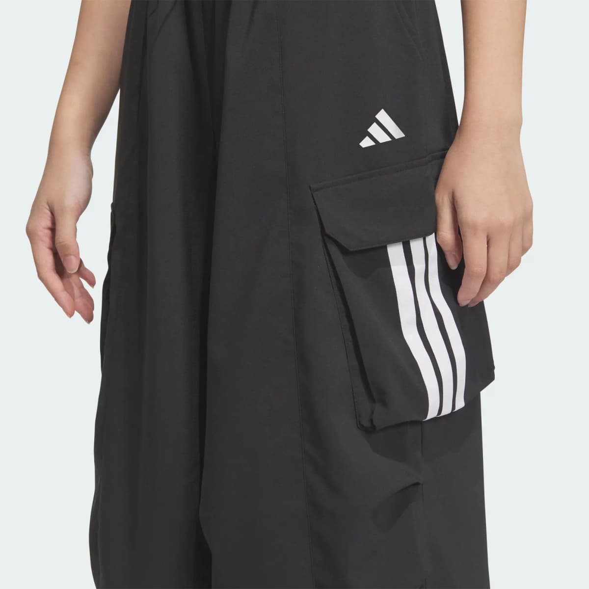 adidas Climacool WOVEN TRACKSUIT BOTTOMS Quick-Dry Multi-Pocket Loose Versatile Cargo Pants Women's Black 2