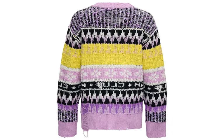 MSGM FW21 Loose Fit Sweater Women's Multicolor 2