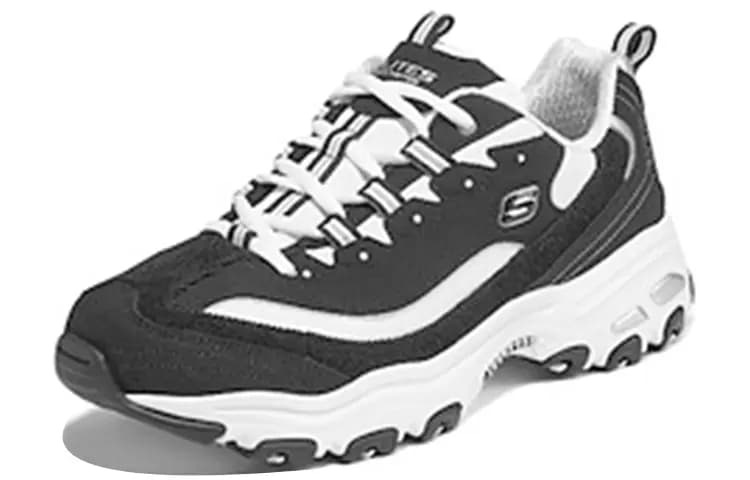 Skechers DLites 1.0 Qara/Ağ 3
