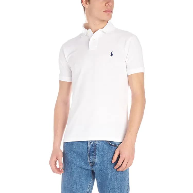 Polo Ralph Lauren Kişi Polo Köynəyi Ağ 3