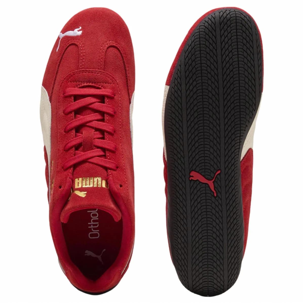 PUMA Speedcat Unisex İdman Ayaqqabısı Qırmızı/Ağ 5