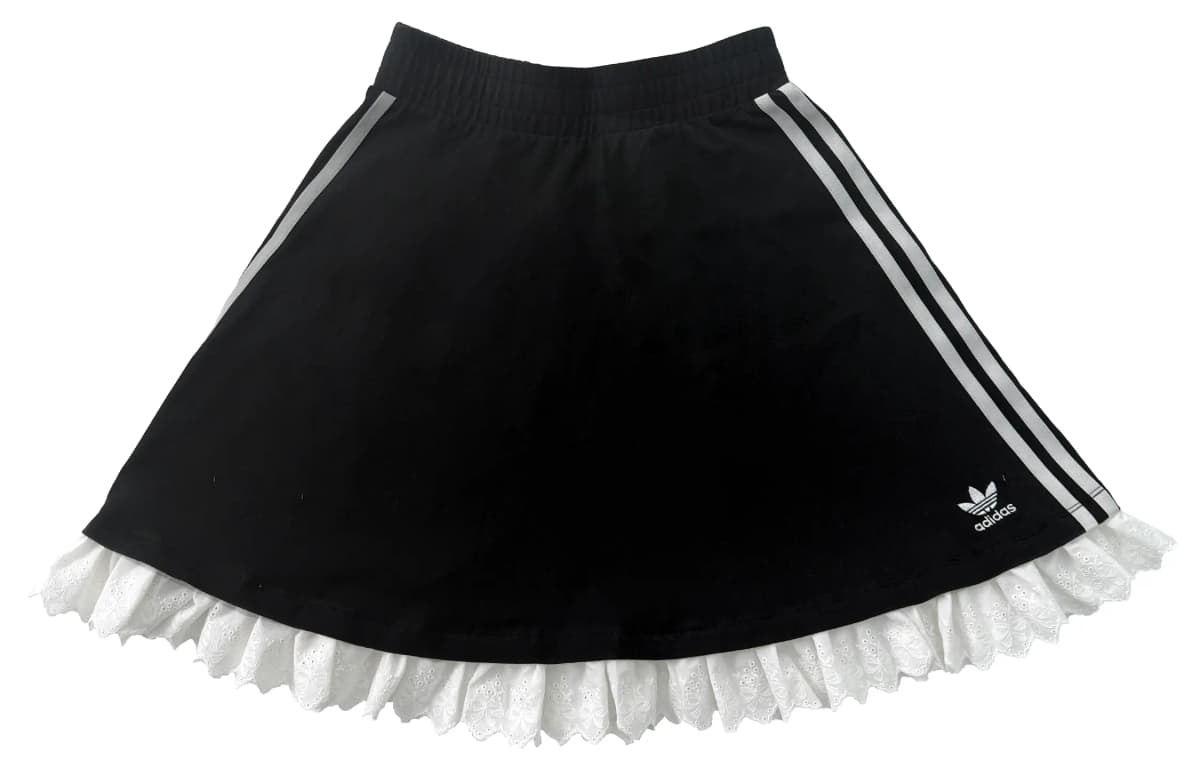adidas Originals adicolor 'Heartbeat' Qadın Ətək Qara
