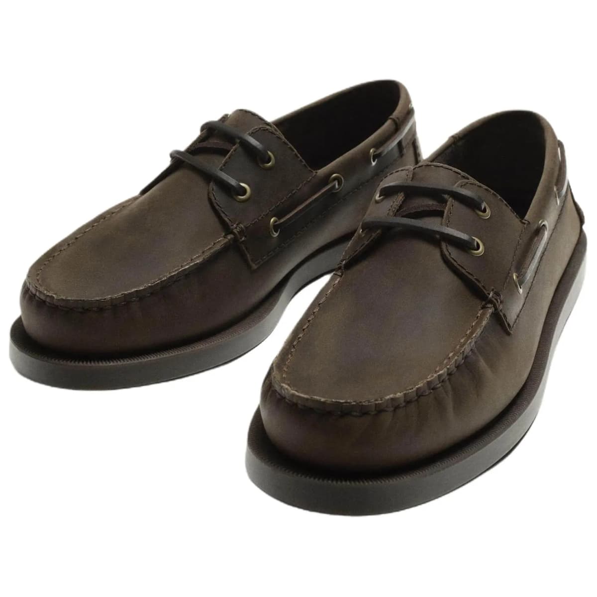 ZARA Kişi Boat Ayaqqabısı Qəhvəyi 3