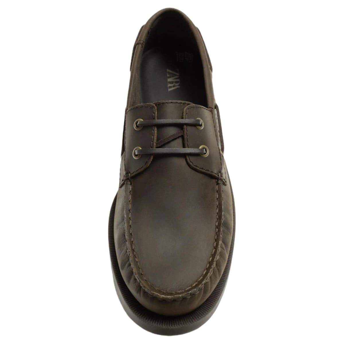ZARA Kişi Boat Ayaqqabısı Qəhvəyi 4