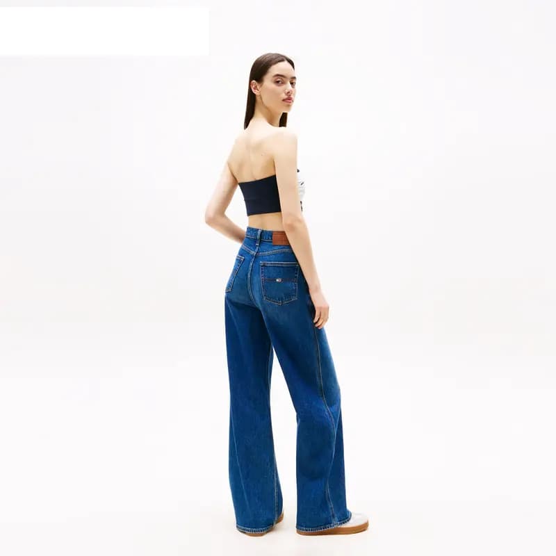 Tommy Hilfiger Rəngli Qadın Bustier Topu Ağ/Qırmızı/Göy 6