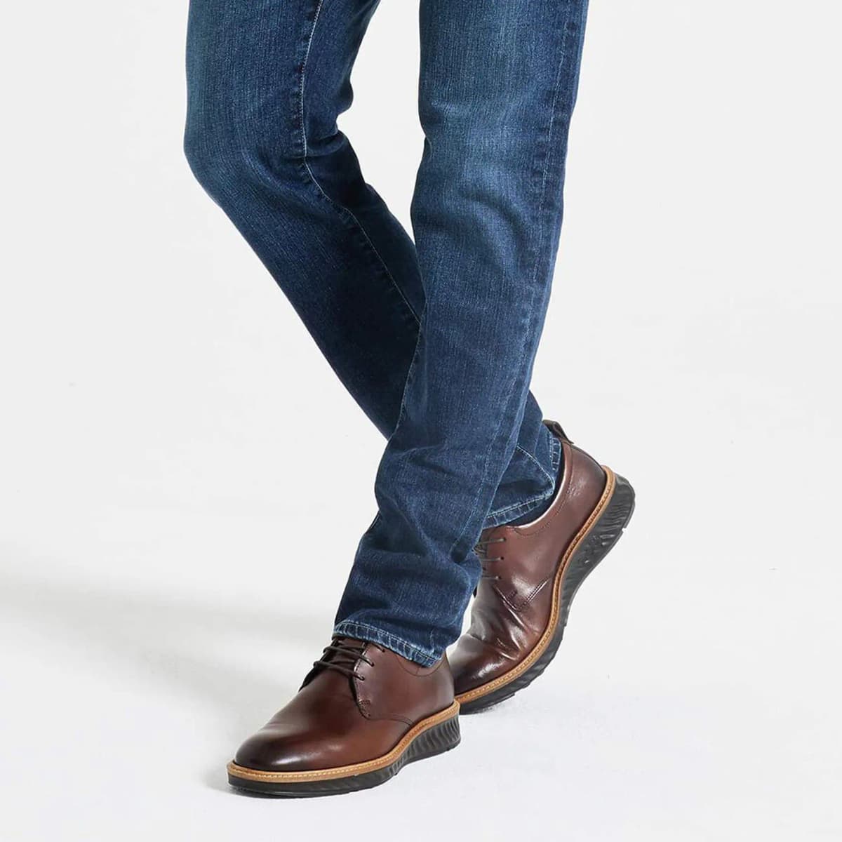 Ecco St.1 Hybrid Casual Shoes Men's Brown 6