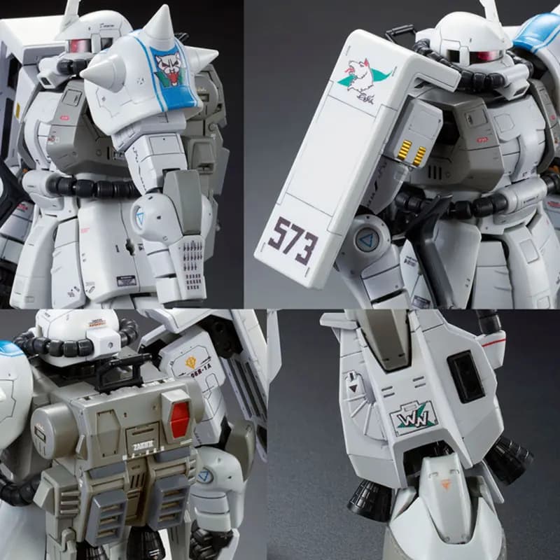 BANDAI RG Mobile Suit Gundam MSV Shin Matsunaga Custom Zaku II Model Dəsti 6