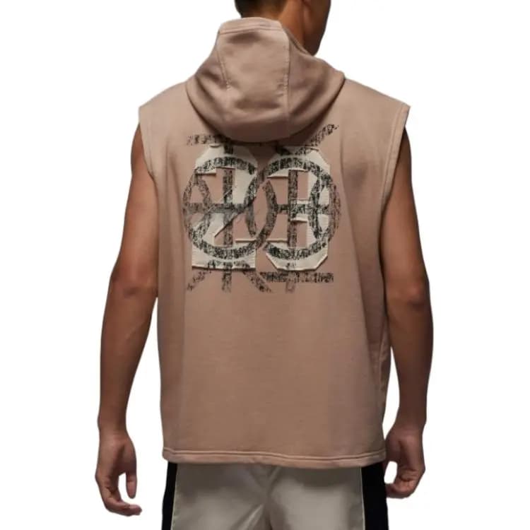 Jordan Sport Crossover Dongdan Kişi Hooded Vest Xaki 2