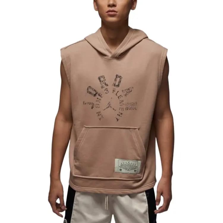 Jordan Sport Crossover Dongdan Kişi Hooded Vest Xaki