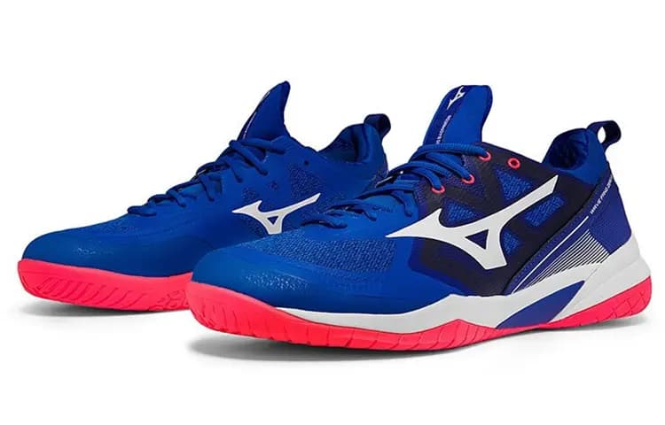 Mizuno Fang Kişi Badminton Ayaqqabısı Mavi/Ağ 2