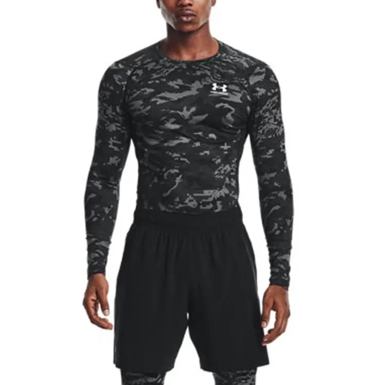 Under Armour HeatGear Kişi İdman Köynəyi Qara 4