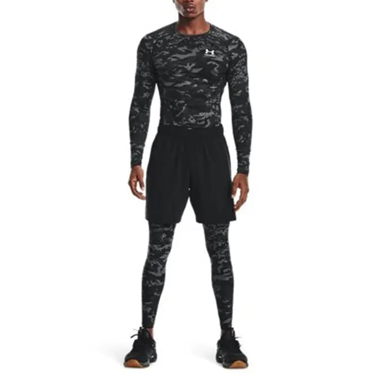 Under Armour HeatGear Kişi İdman Köynəyi Qara 3