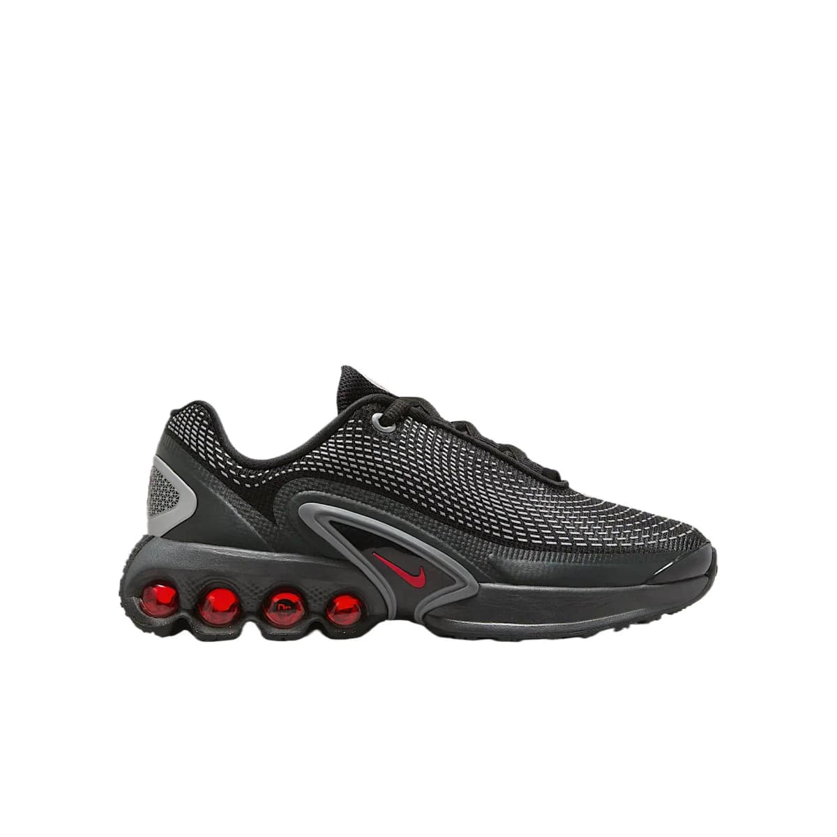Nike Air Max Dn Uşaq İdman Ayaqqabısı Qara/Gümüşü/Qırmızı 2