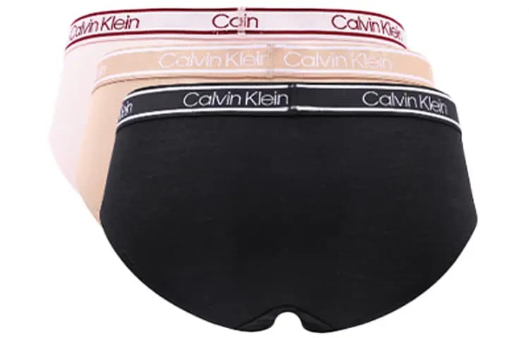 CK/Calvin Klein Jacquard Logo Hipster Qadın Alt Paltarı 3-lü Çoxrəngli 2