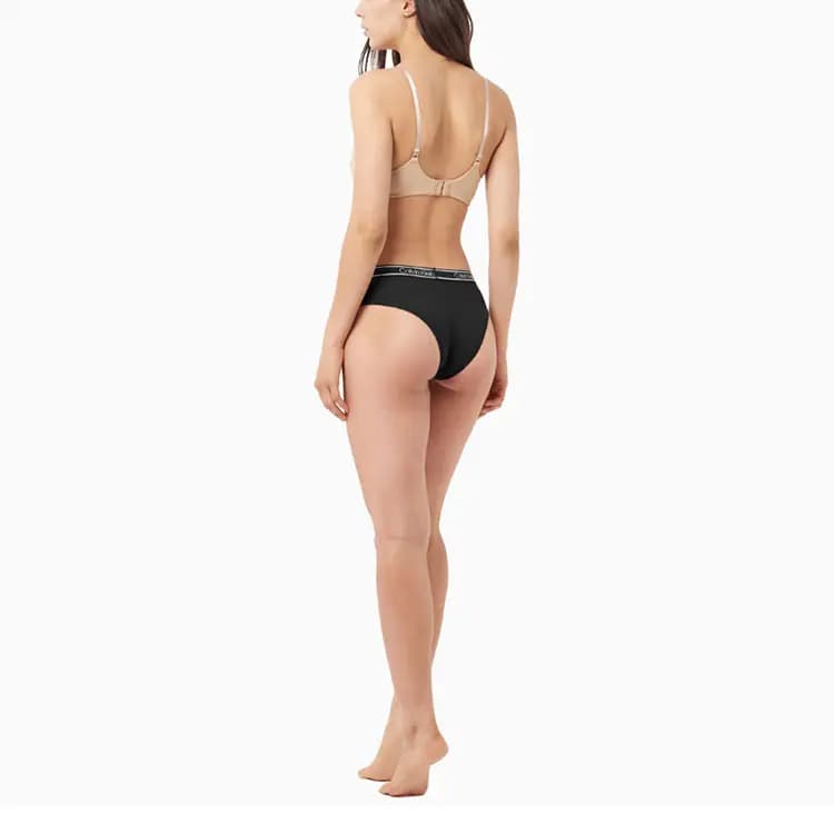 CK/Calvin Klein Jacquard Logo Hipster Qadın Alt Paltarı 3-lü Çoxrəngli 14