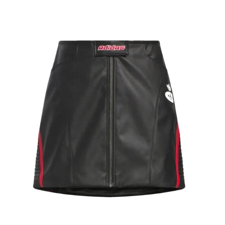 adidas originals SS25 Sports Lifestyle Qadın Dəri Ətəyi Qara