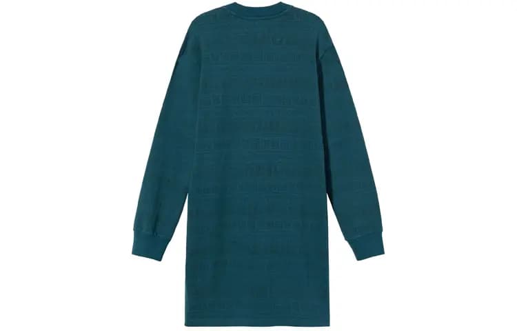 Stussy Long Sleeved Dresses Women's Blue 2