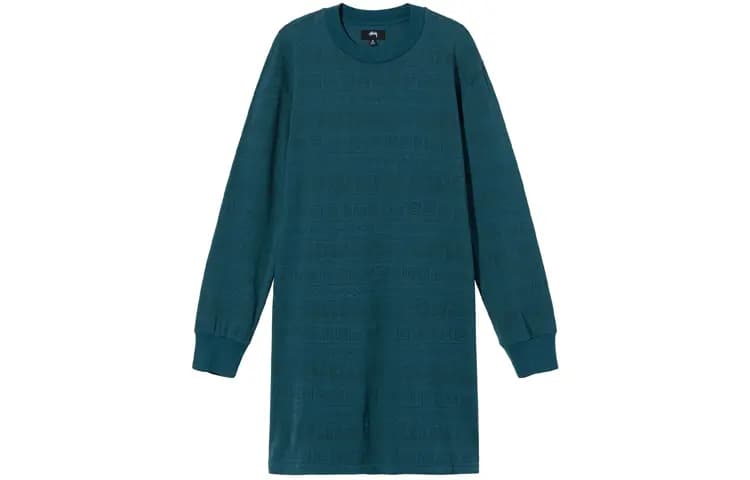 Stussy Long Sleeved Dresses Women's Blue