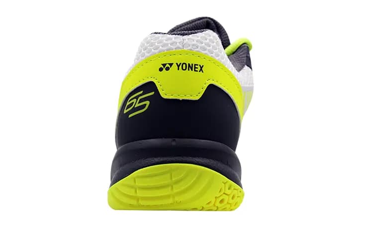 YONEX 65 3 Badminton Shoes Unisex Low Top White Lime 4