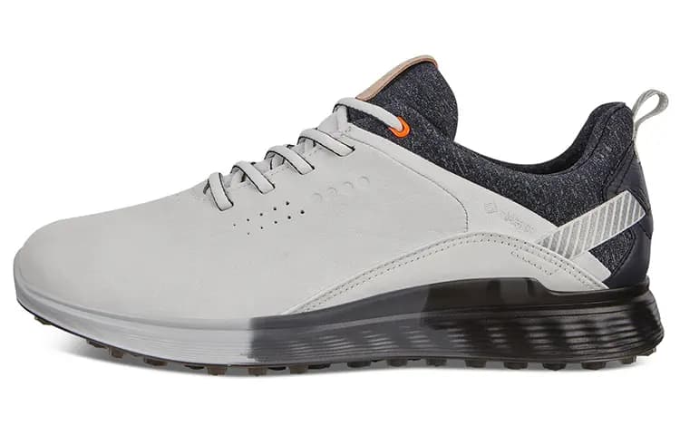 Ecco S-Three Cushioning Anti-Slip And Wear-Resistant Coverage Low-Top Golf Shoes Men's White