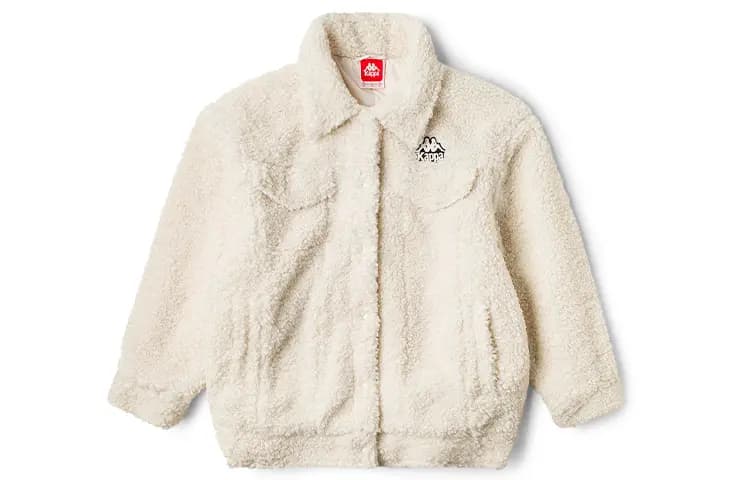 Kappa Insulated Teddy Fleece Open Front Cardigan Coat Winter Women's Christmas 5
