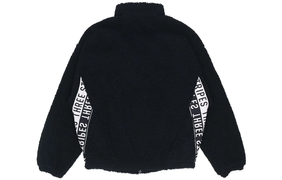 adidas W Boa Jacket Casual Sport Stand Collar Jacket Coat Women's Black 2