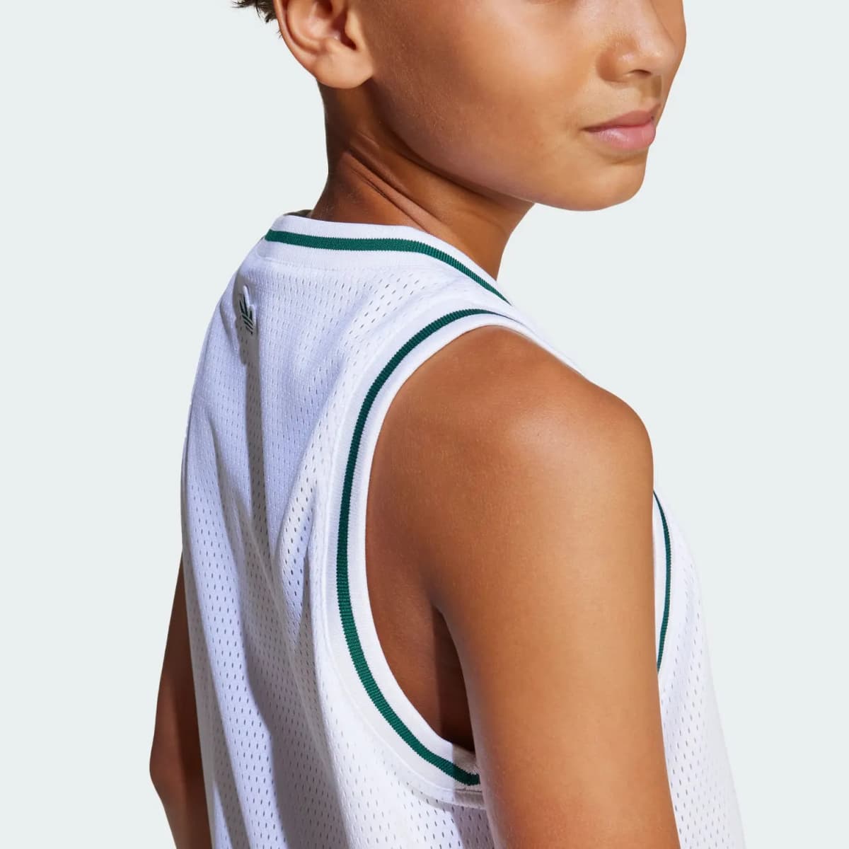 adidas Originals Tank Top Brand Logo Letter Classic Sports Sleeveless White Youth 5