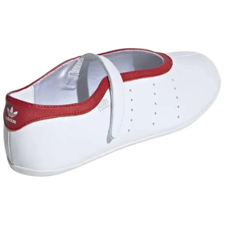 Adidas Stan Smith Lo Pro Qadın Ayaqqabısı Ağ/Qırmızı 4