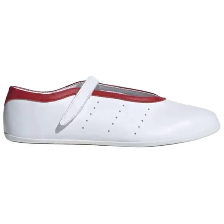 Adidas Stan Smith Lo Pro Qadın Ayaqqabısı Ağ/Qırmızı 2
