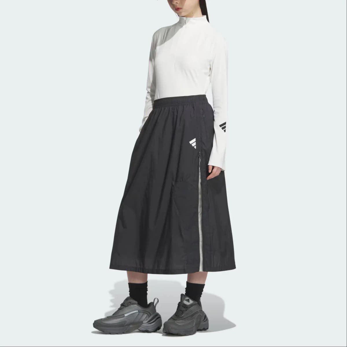 adidas FOS FUTURE STYLE WOVEN Qadın Uzun Ətəyi Qara 3